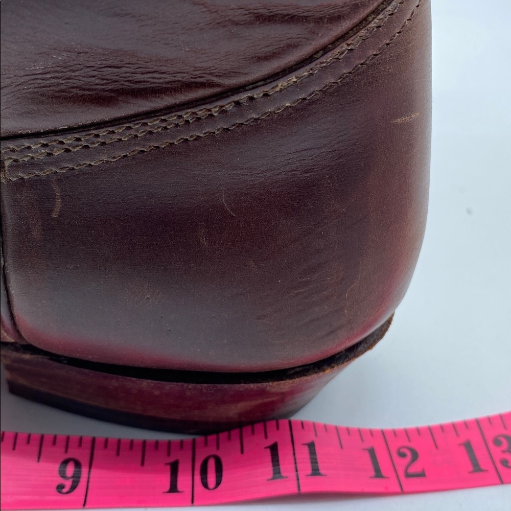 Sancho Men's Cowboy Boots Size 44 Brown Leather Snipped Toe Made in Spain 10 US - Picture 13 of 16